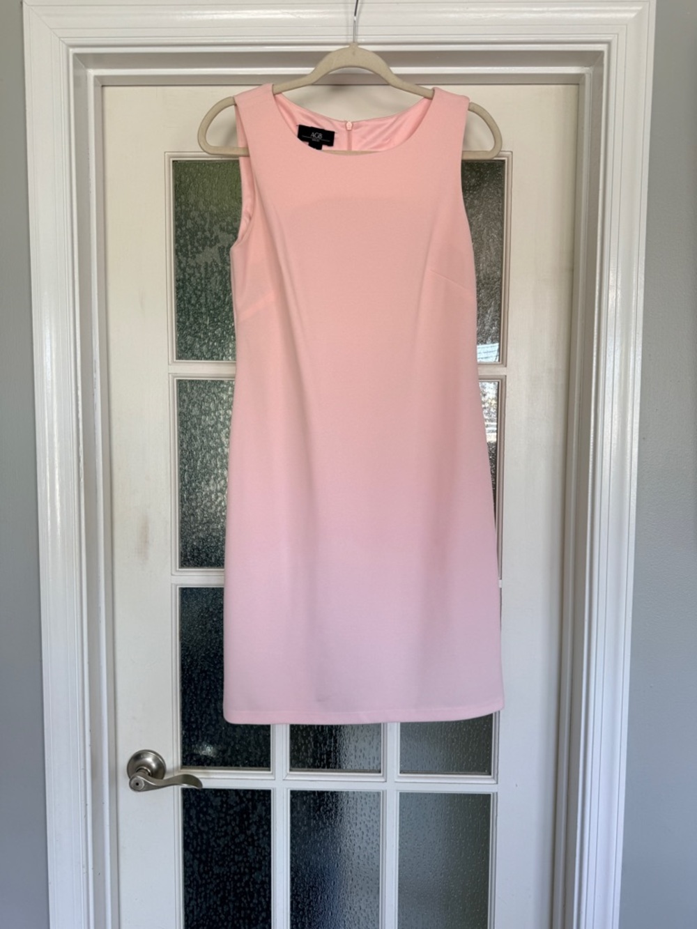 AGB Pink Sleeveless Sheath Mini Dress